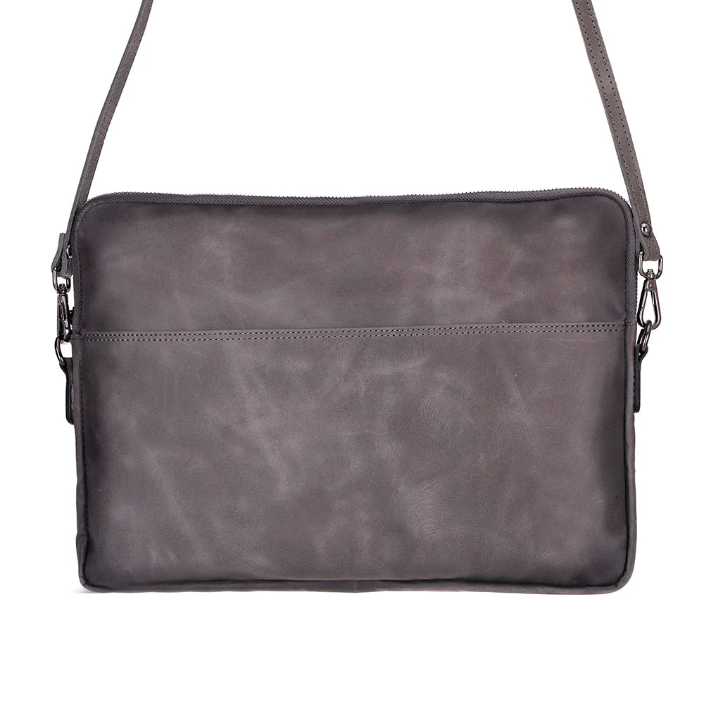 Leeds Slanke Leren Laptoptas / Tablethoes