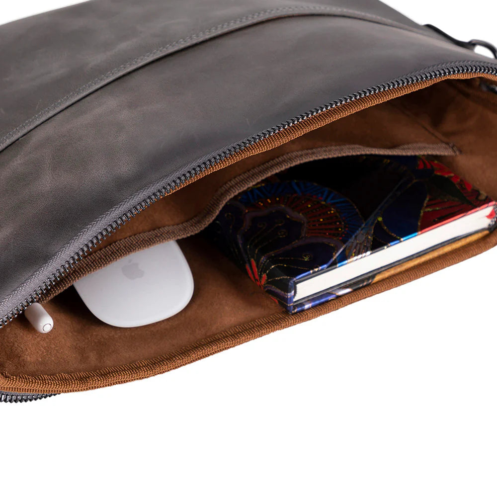 Leeds Slanke Leren Laptoptas / Tablethoes