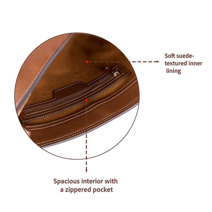 Elena Dames Leren Tas