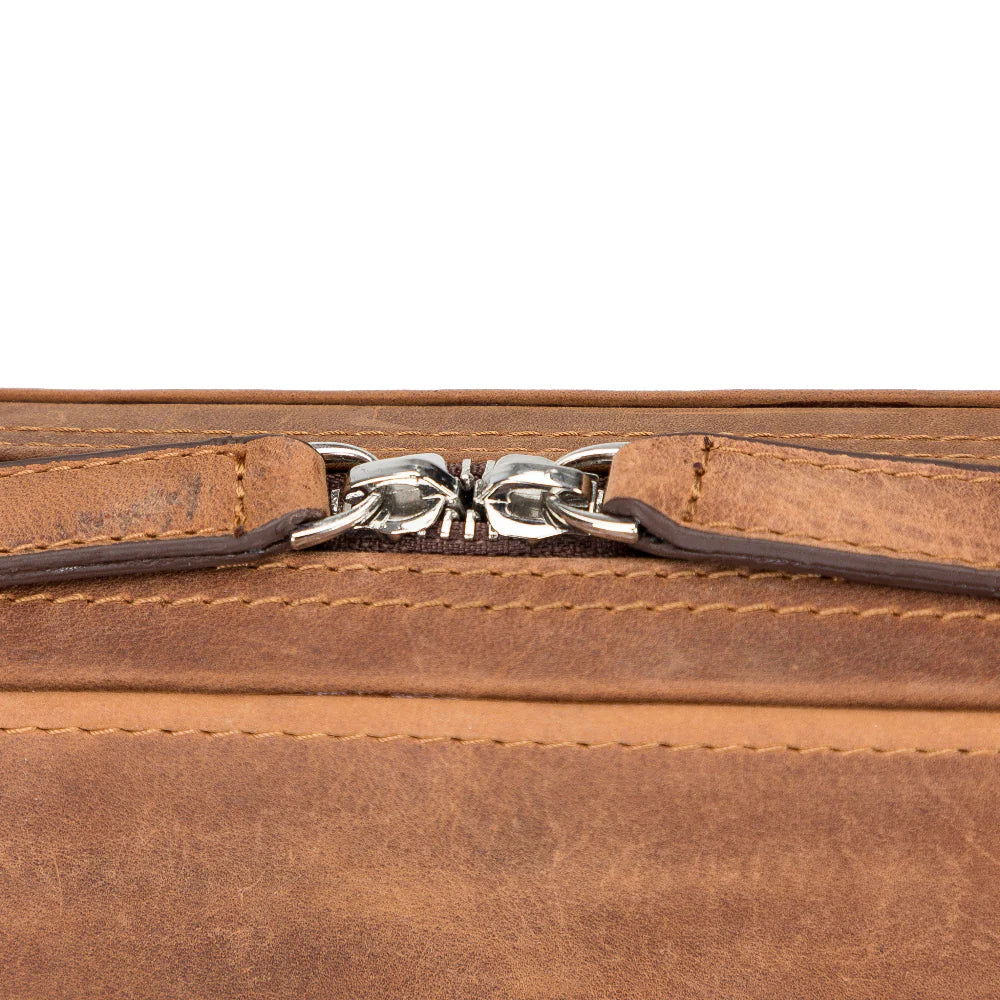 Leren Kabel Organizer voor Reizen