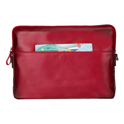 Leeds Slanke Leren Laptoptas / Tablethoes