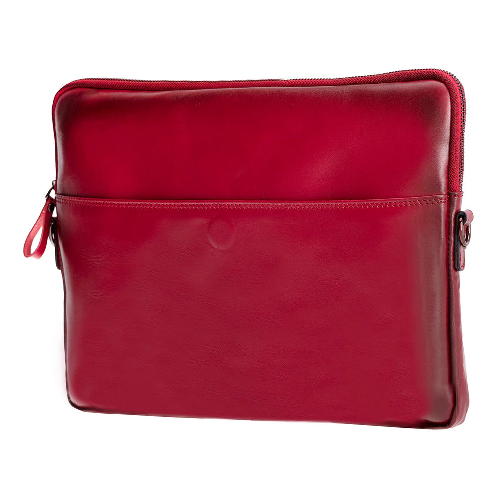 Leeds Slanke Leren Laptoptas / Tablethoes