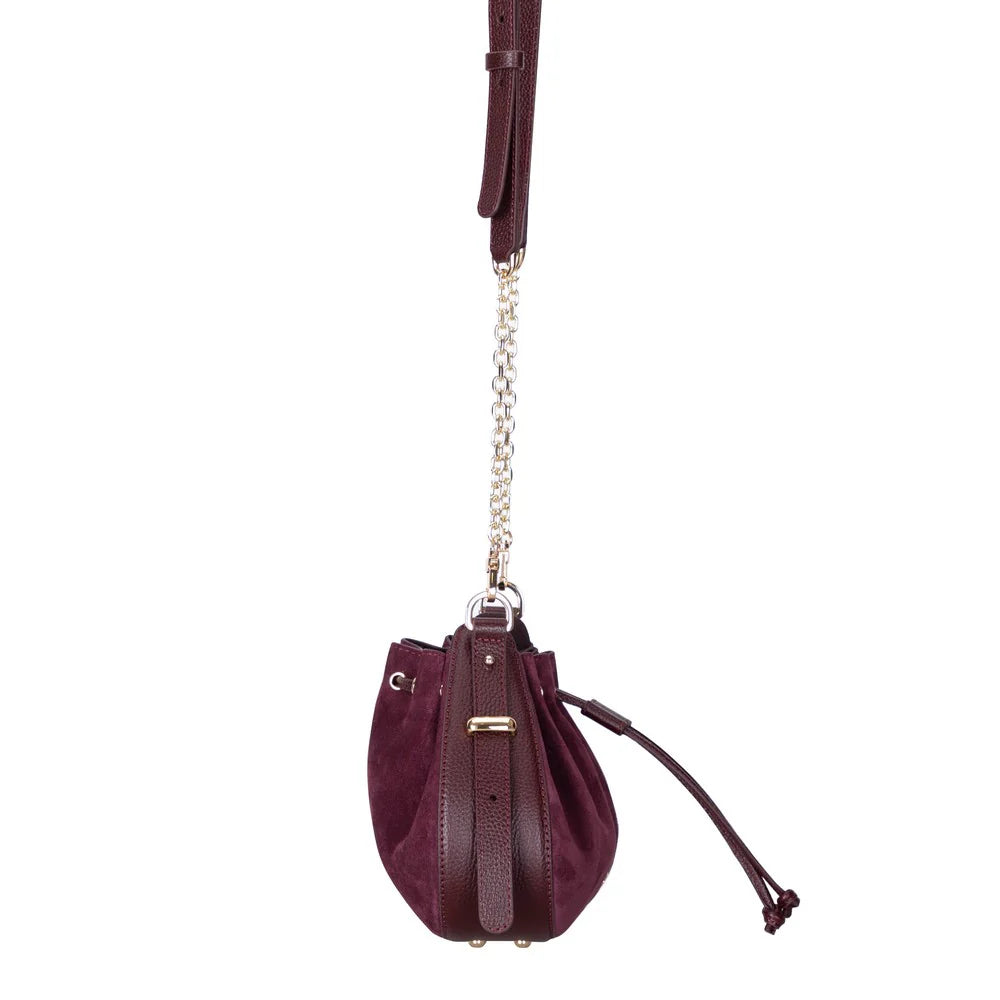 Valentina Dames Suède Leren Tas