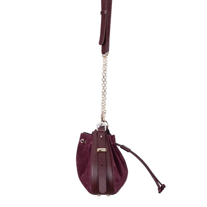 Valentina Dames Suède Leren Tas