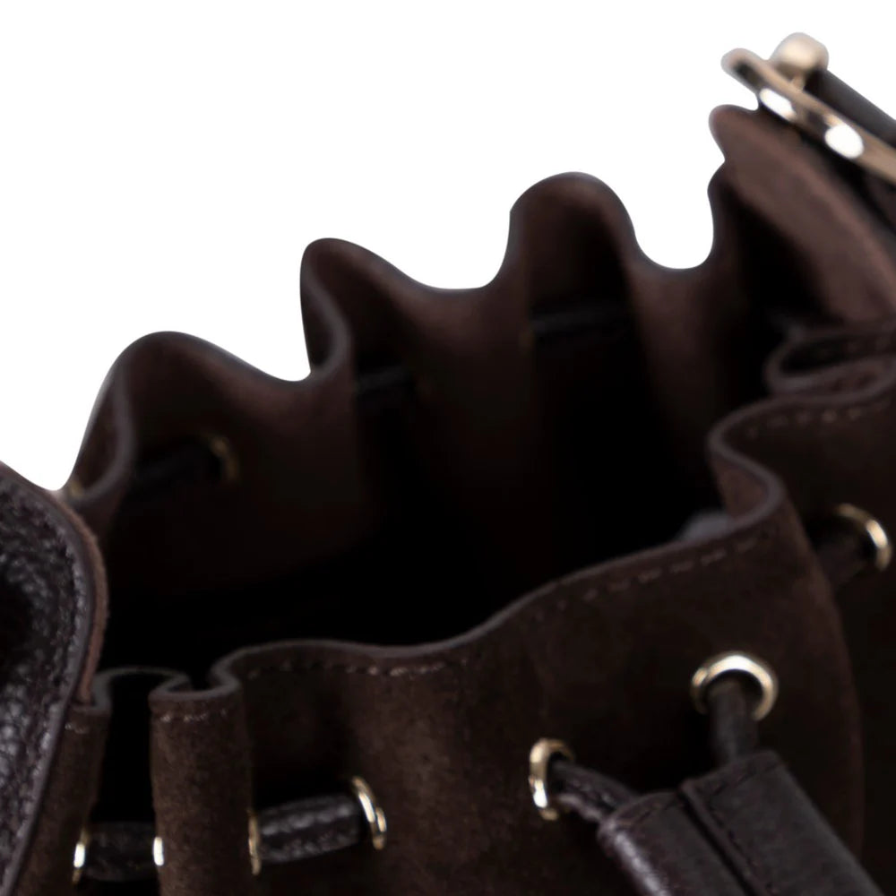 Valentina Dames Suède Leren Tas