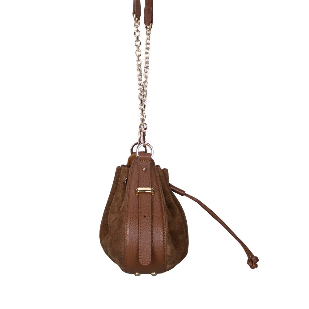 Valentina Dames Suède Leren Tas