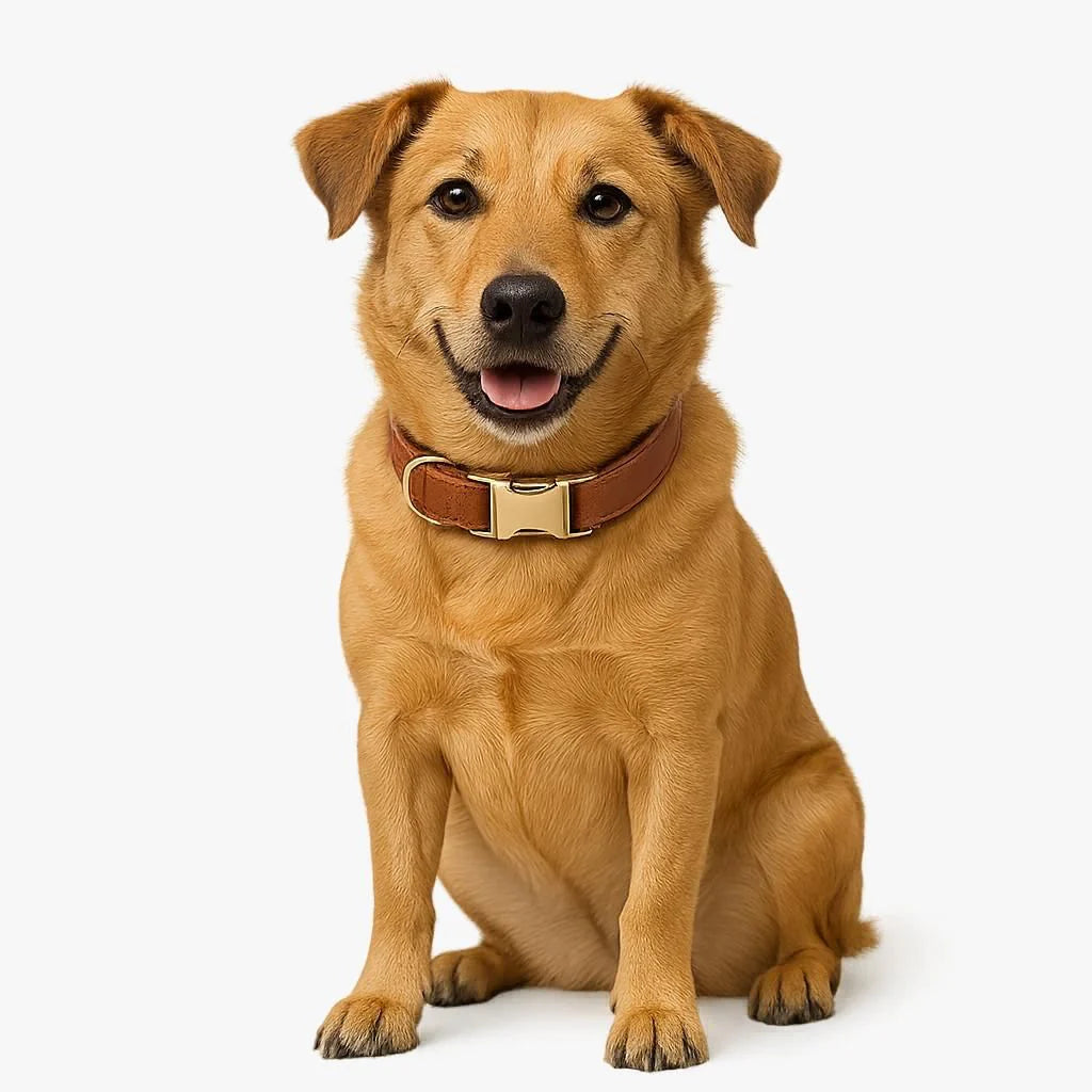 Scobby Leather Dog Collar g22 Bouletta