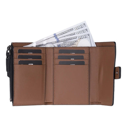 Elba leren damesportemonnee