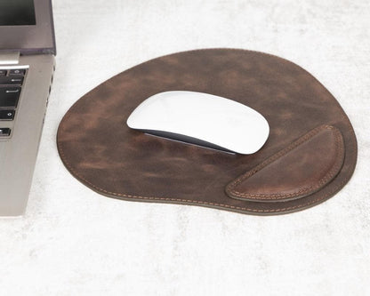 Cushioned Leather Mouse Pad