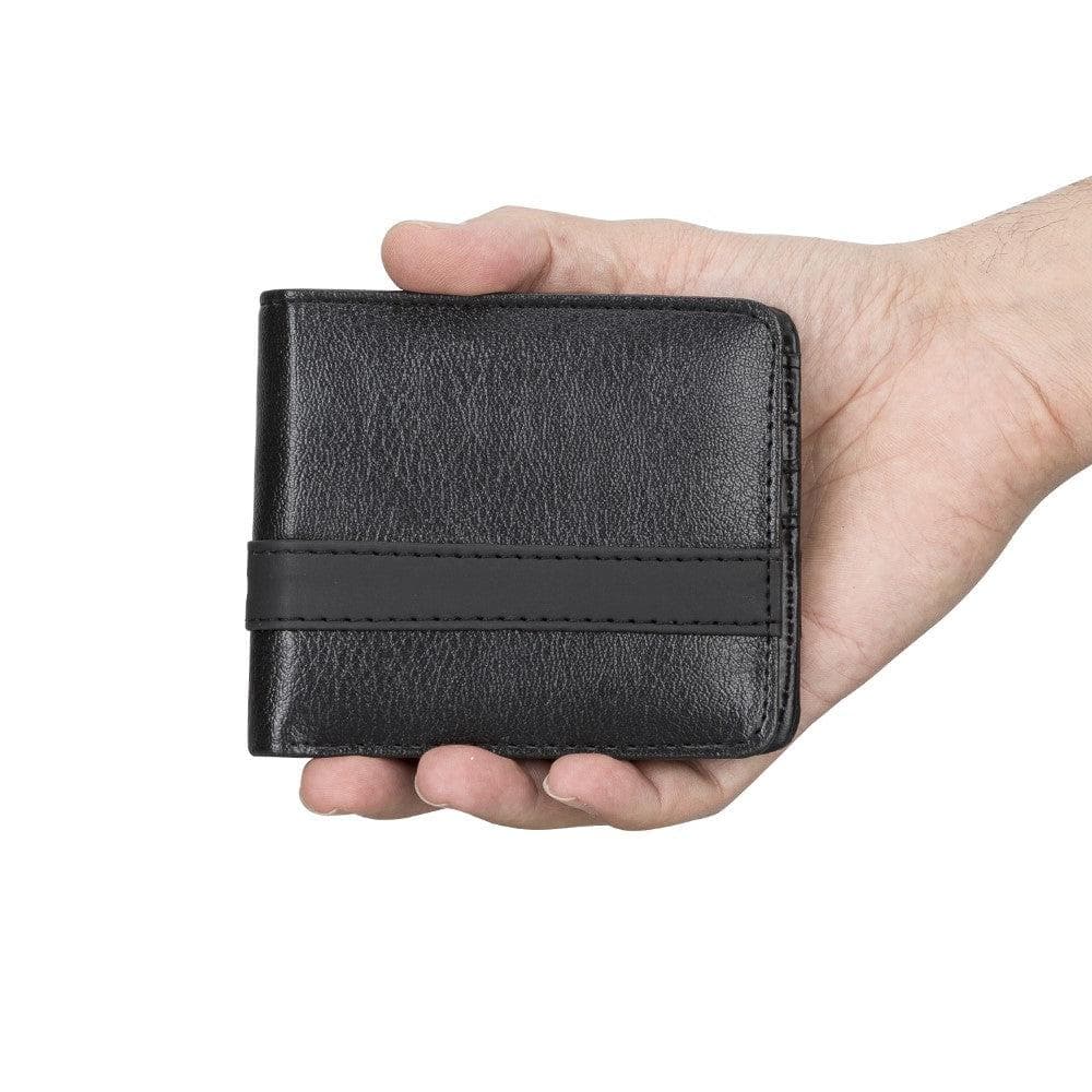Lio Leather Man Wallet Black Bouletta