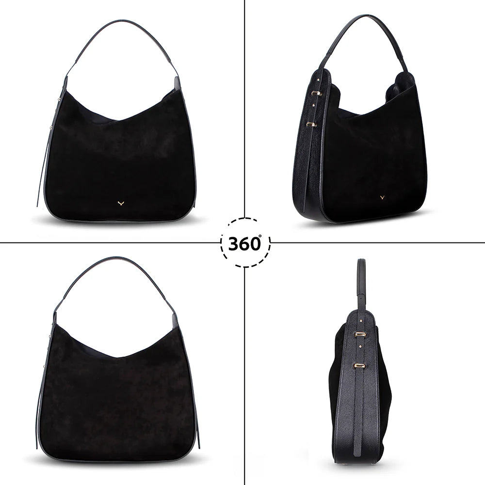 Carina suède lederen damestas