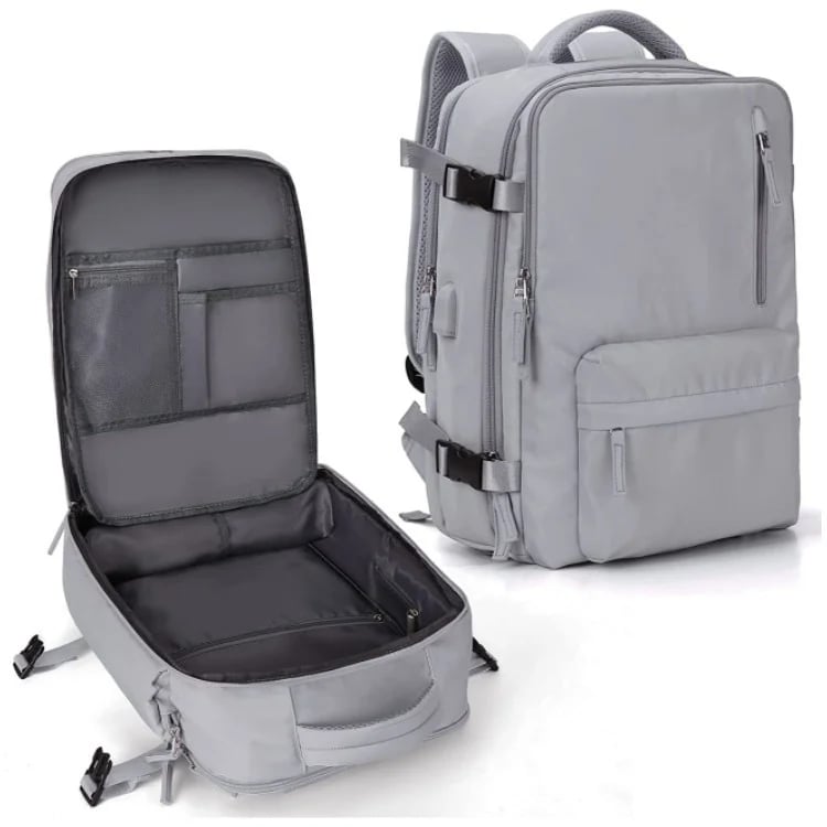 Reisrugzak 35 Liter met USB-aansluiting en Schoenenvak
