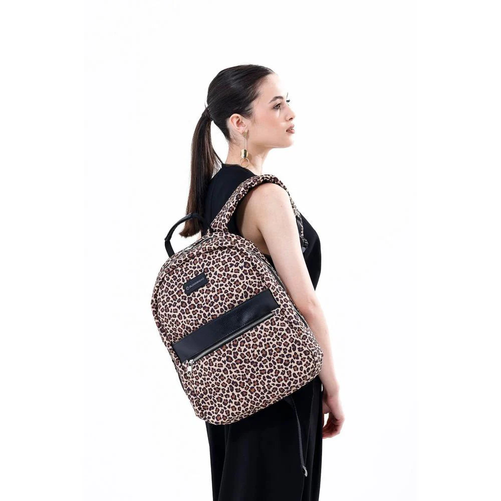 BloominBag Earthy Leopard 13-14 inch MacBook / Laptop Backpack_1