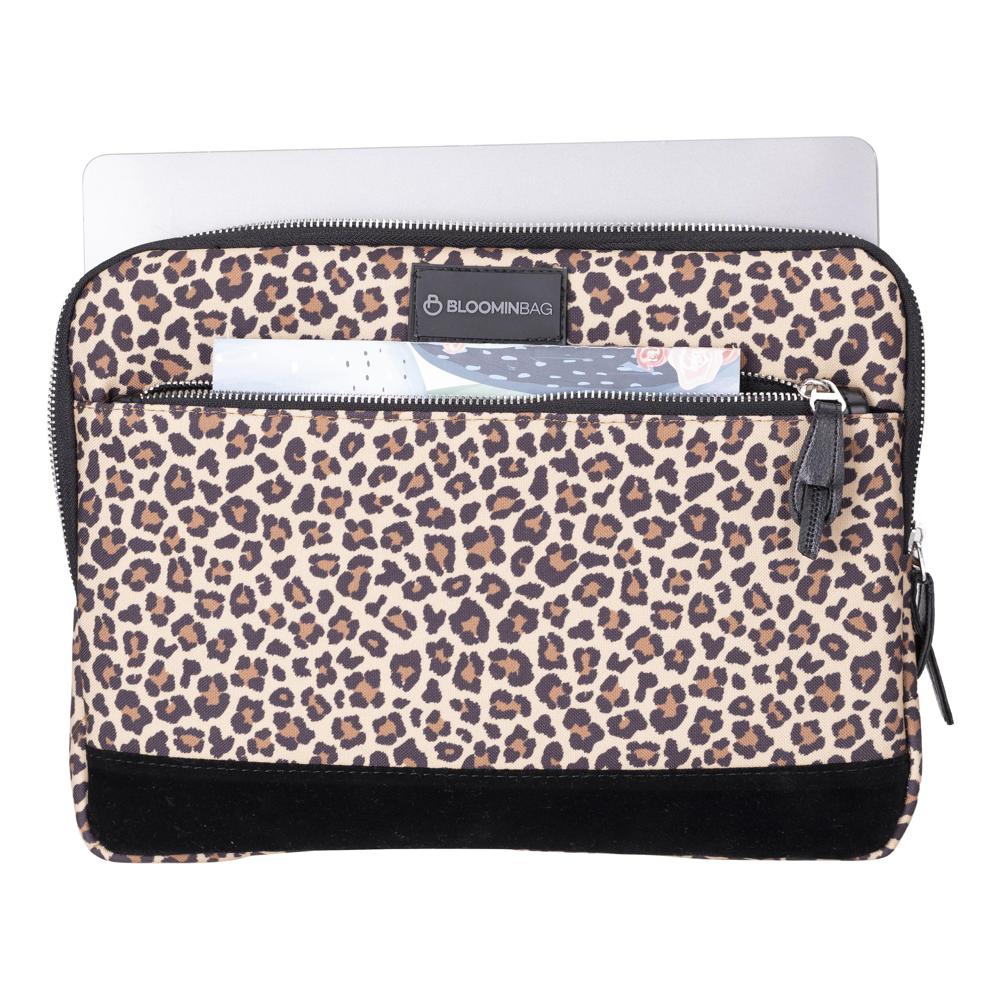 BloominBag Earthy Leopard 14 inch Laptop / MacBook Sleeve _4