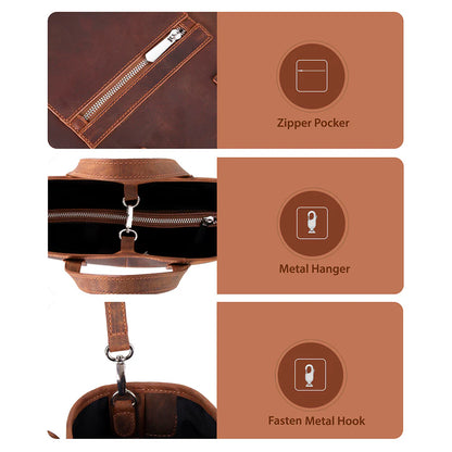 Valliro Leren Tote Tas