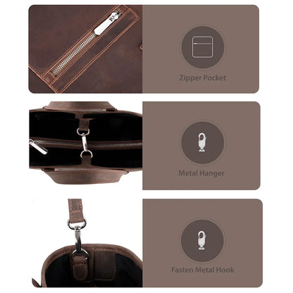 Valliro Leren Tote Tas