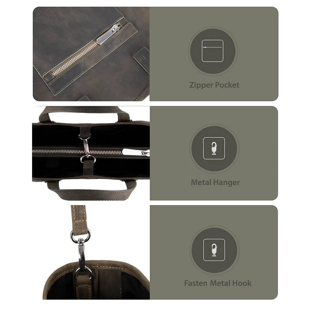 Valliro Leren Tote Tas