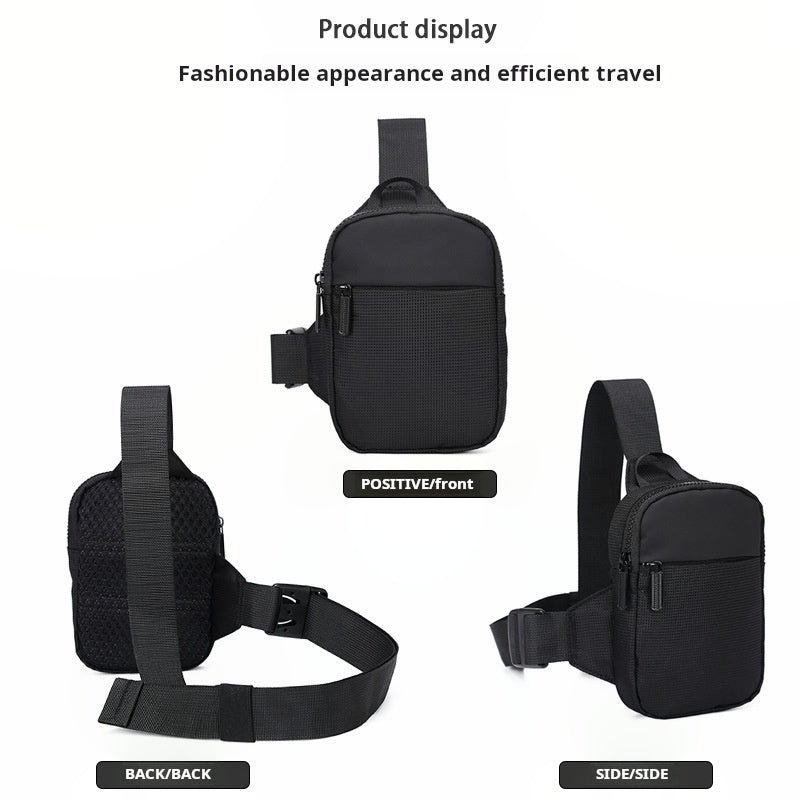 Praktische crossbodytas voor handsfree gebruik onderweg