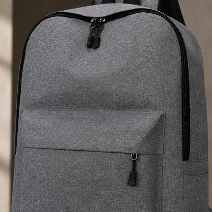 Praktische werk-rugzak met beschermend vak voor een laptop