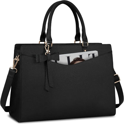 Laptoptas Voor Dames Van PU-leer Voor Werk En Reizen