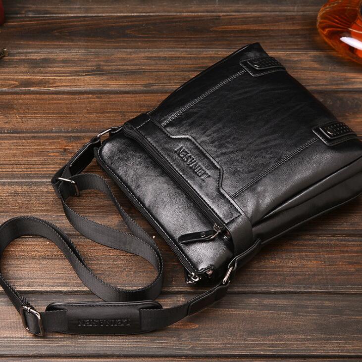 Heren Schoudertas Van PU-leer Met Wallet