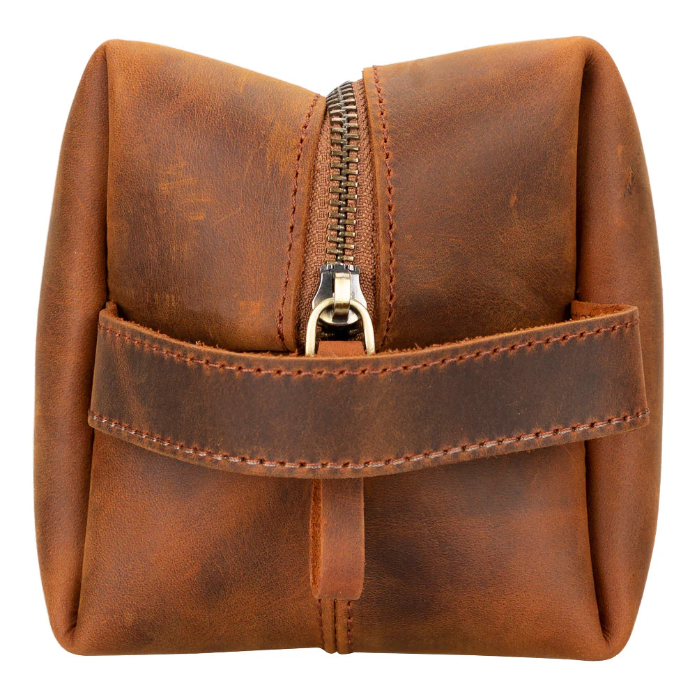 Eve Lederen Dopp Kit, Extra Groot