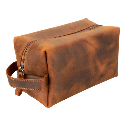 Eve Lederen Dopp Kit, Extra Groot