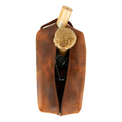 Eve Lederen Dopp Kit, Extra Groot