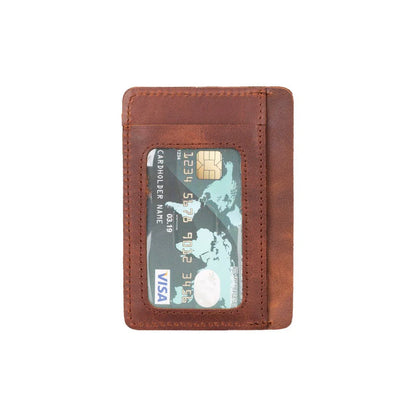 Parma leren kaarthouder