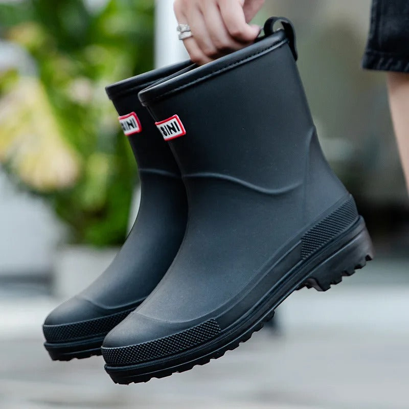 Trendsetter waterdichte halfhoge regenlaarzen voor dames – Travel Detail